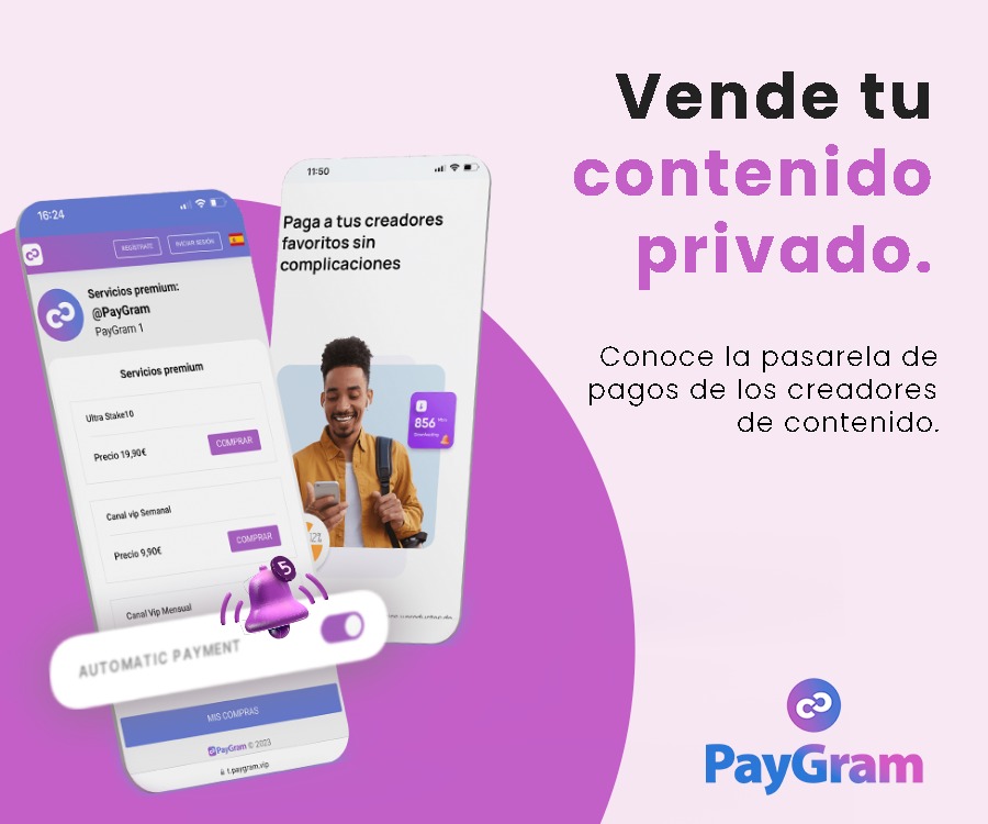 pasarela de pagos creadores de contenido