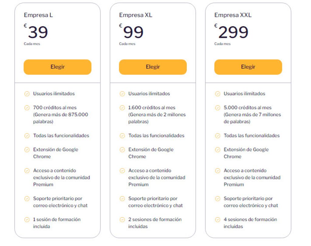 Plan Profesional Dupla precios