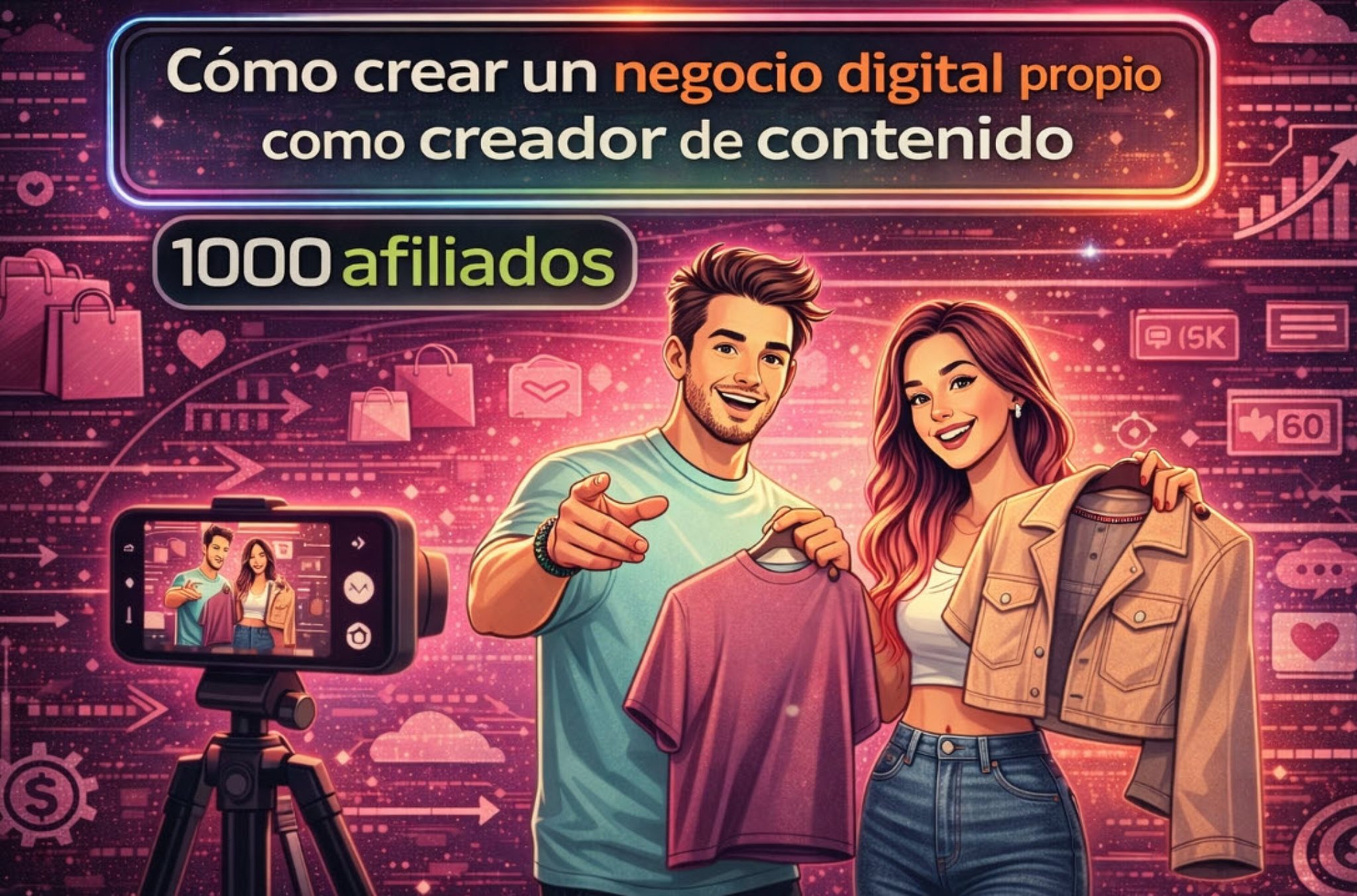 Cómo crear un negocio digital propio como creador de contenido