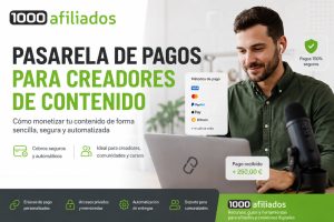 pasarela de pagos para creadores de contenido